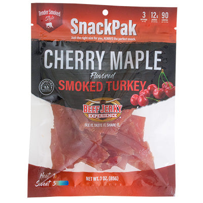 Smoked Cherry Maple Turkey Jerky SnackPak