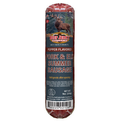 Peppered Elk Sausage
