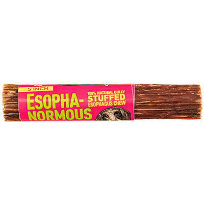Esophagus Stuffed Bully Sticks 5"